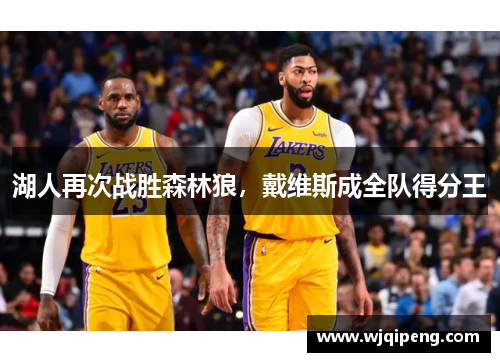 湖人再次战胜森林狼，戴维斯成全队得分王